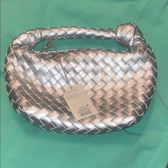 a new day Silver Braided Hobo Bag - Picture 3 of 9